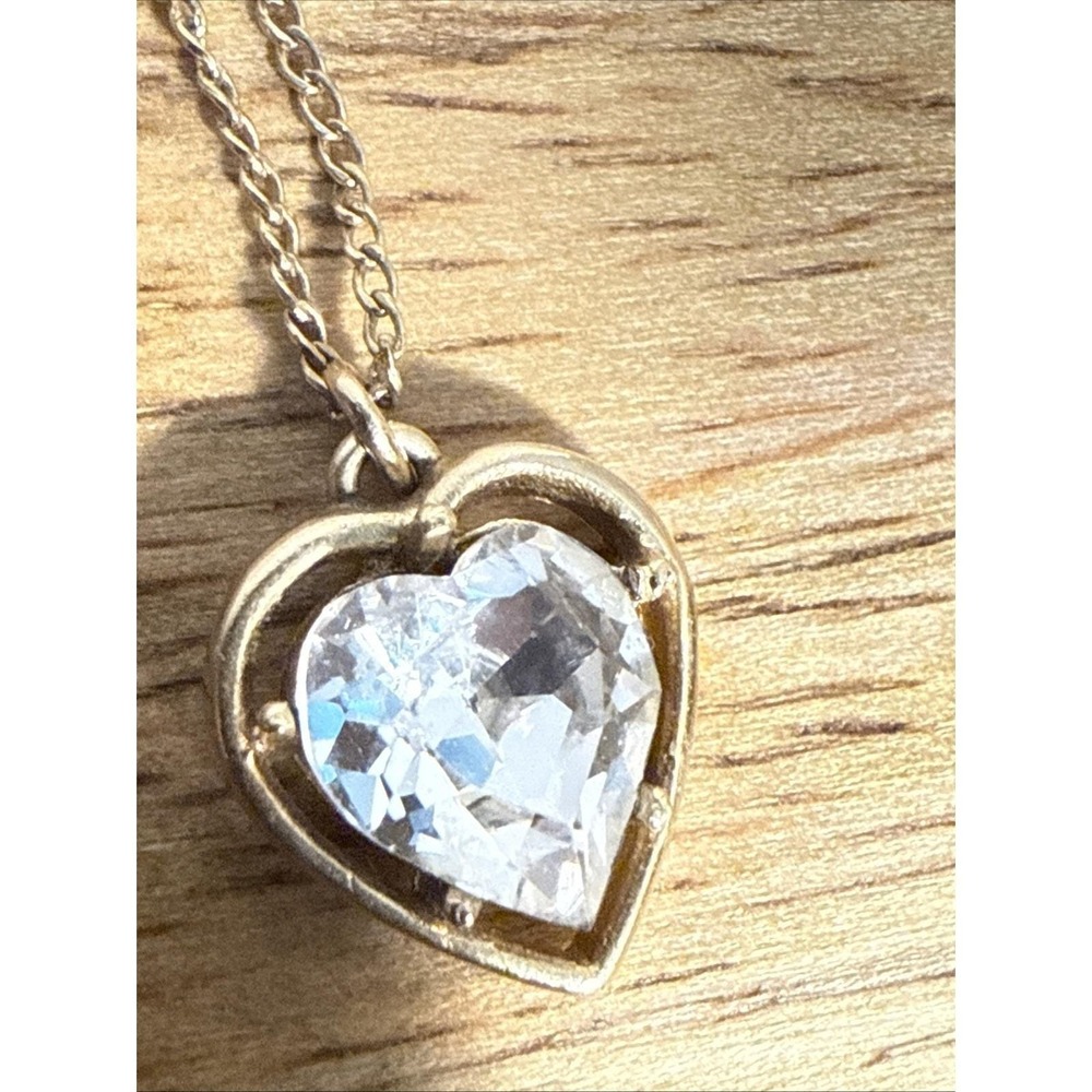 Vintage TRIFARI Gold Tone Heart Necklace